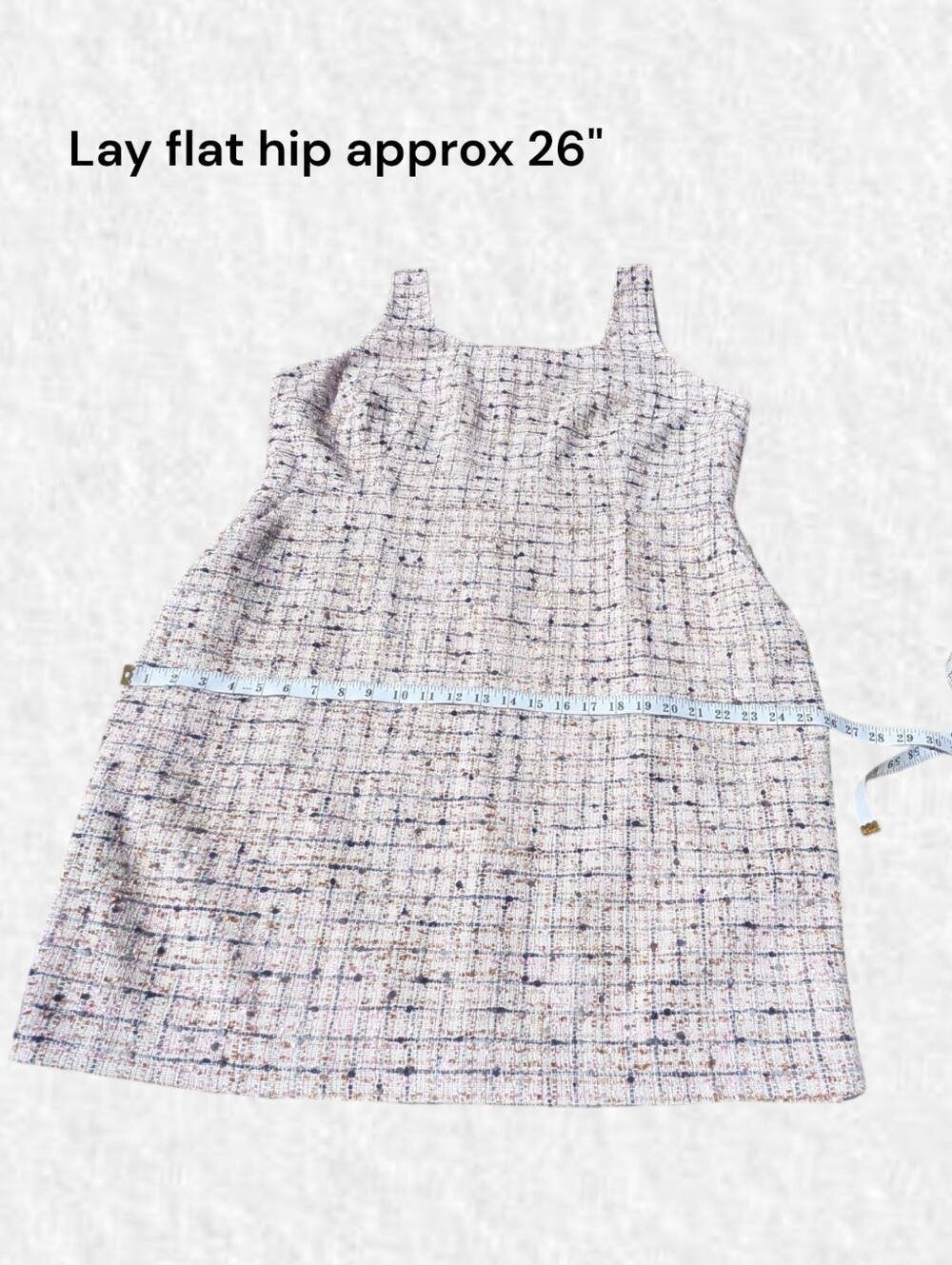Ricki's NEW Plus Size 18: Sleeveless Tweed Sheath Dress: Multicolor - Picture 5 of 5
